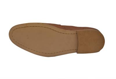 Hirel's Tan Monk Strap Shoes
