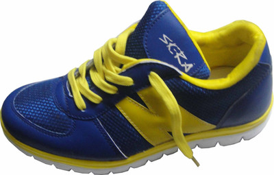 

Skera Joker Walking Shoes For Men(Blue, Yellow