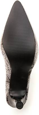 Marc Loire Marc Loire Women's Animal Printed Grey Slip-on Heels B...