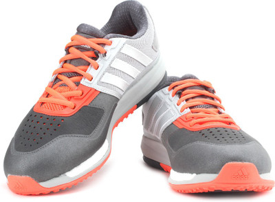 

ADIDAS Crazytrain Boost Training Shoes For Men(Grey, Orange, Silvmt;solred