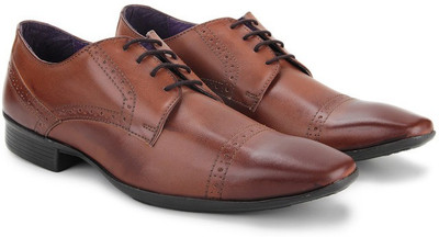 

Knotty Derby Brogue Derby Lace Up For Men(Brown, Tan