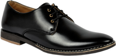

Footlodge Simple and Good Looking Corporate Casuals For Men(Black