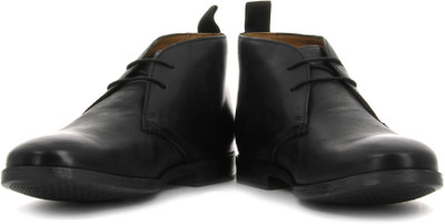 

Clarks Novato Mid Boots For Men(Black, Black leather