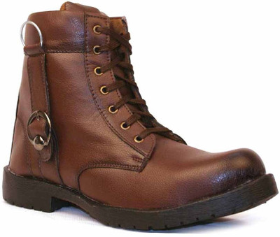 

DK Derby Kohinoor Black Boots For Men(Brown)