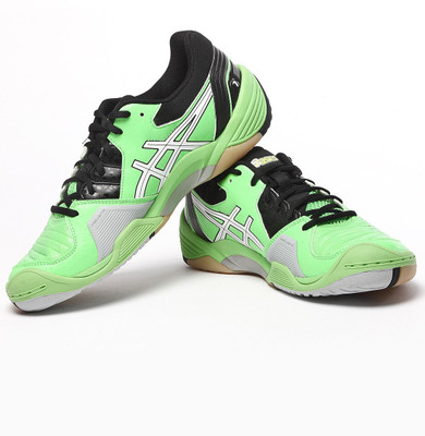 

Asics Gel-Domain 3 Men Multi Court Shoes For Men(Green, Neon grn/wh/blk