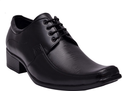 60% OFF on Sir Corbett Sipper Lace Up Shoes For Men(Black)