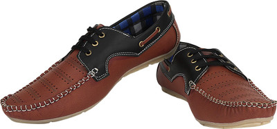 

Shockerrock Plain Loafers For Men(Brown, Refined brown::chic black
