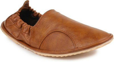 

Astrac Ethnic Mojaris Loafers For Men(Tan, 06;tan