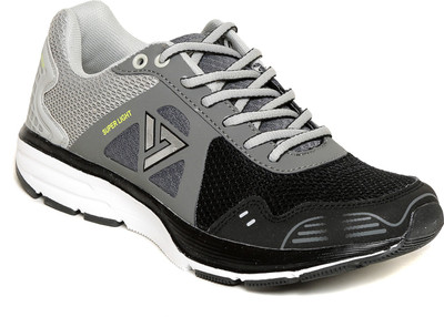 

Seven Zeus Black/Pewter/Neutral Grey Running Shoes For Men(Multicolor)