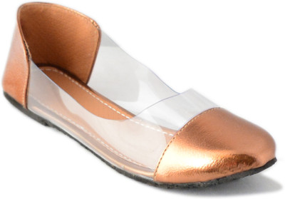 

Myra Transparent Bellies For Women(Brown), Bronze