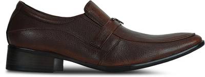 Kielz Kielz Tan Formal Slip-Ons Shoes Corporate Casuals