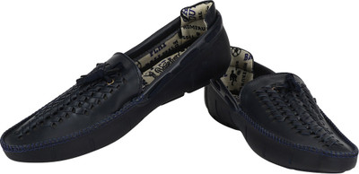 

Shockerrock Plain Loafers For Men(Blue), Refined blue