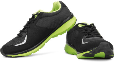 

Lotto Sunrise II Running Shoes For Men(Black, Green, Black;lime