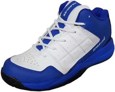 

Spartan Jumper BBS-408 Men Basketball Shoes For Men(Blue, White, Black