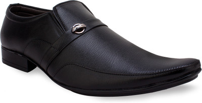 

Smoky 410 Formal Shoes Slip On For Men(Black