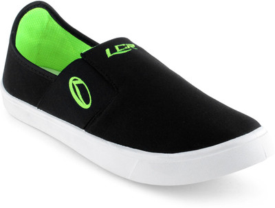 

Lancer Slip On Sneakers For Men(Black, Green