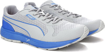 

Puma Men Running Shoes For Men(Grey, Quarry-electric blue lemonade
