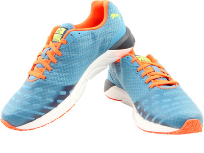 

Puma Faas 300 v3 Running Shoes For Men(Blue, Orange), Metal blue;insignia;peach