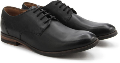 

Clarks Exton Walk Men Genuine Leather Lace Up shoes For Men(Black