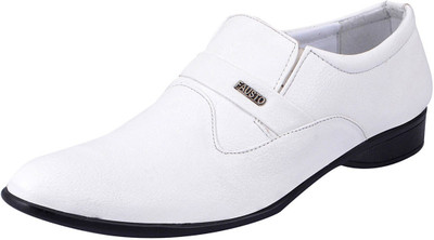 

FAUSTO Trendy Slip On For Men(White