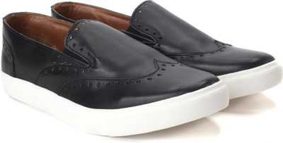 Knotty Derby Lockhart Brogue Loafer Sneakers For Men(Black