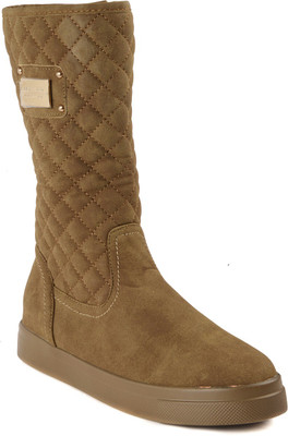 

Flat n Heels Boots For Women(Khaki)