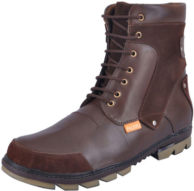 

FAUSTO Hiking and Trekking Boots For Men(Brown)
