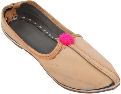 

Porcupine Indian Traditional Mojaris For Men(Beige)