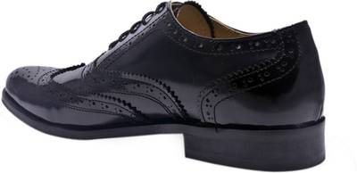 Hirel's Mens Leather Brogues Lace Up Shoes