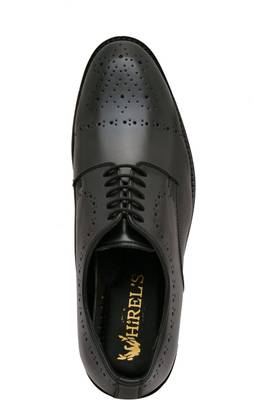 Hirel's Tan Cap Toe Derby Lace Up Lace Up