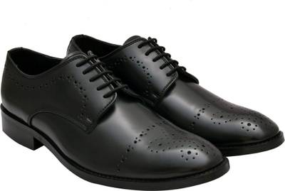 Hirel's Tan Cap Toe Derby Lace Up Lace Up