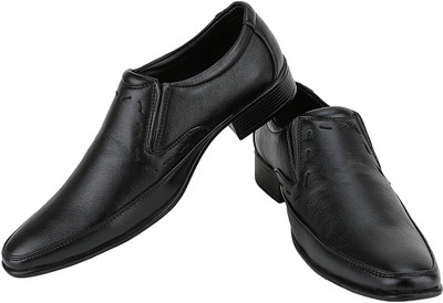 

Adam Step Solid Make Slip On Shoes For Men(Black)