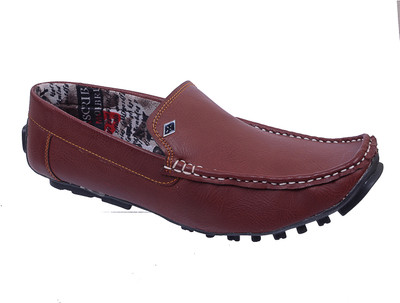 

Porcupine Slip-On Loafers For Men(Brown)