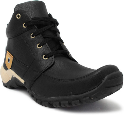 

Shoe Island Racer-X Black Edition Casuals Boots For Men(Black
