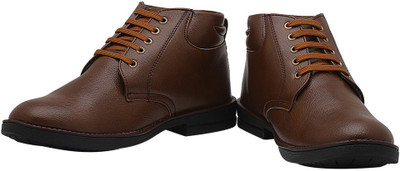 

Footrest Boots For Men(Brown