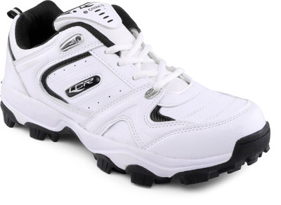 

Lancer White Cricket Shoes For Men(White, Black