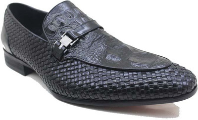 

Froskie Genuine Leather Formal Shoes Casuals For Men(Black)