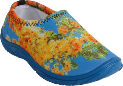 Fuel Women's Girls Blue Flower Printed Bellies, Casuals, Outdoors