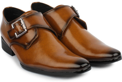 

Shoetopia Monk Strap For Men(Tan)