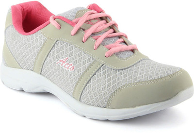 

Airglobe Walking Shoes For Women(Grey, Pink