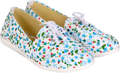 

Sam Stefy Canvas Shoes For Women(Multicolor), Blue