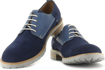 Steve Madden Roque Men Corporate Casual For Men(Blue), Blu suedeb7b7