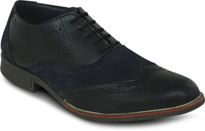 

Get Glamr Stylish Brogues Corporate Casuals For Men(Blue