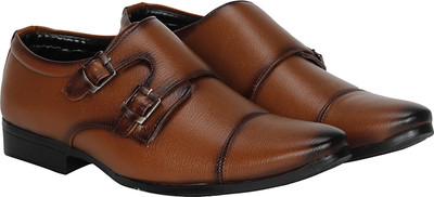 

Kraasa Corporate Monk Strap For Men(Tan