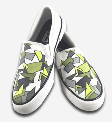 

F-Gali The yellow crystal cray slip-on shoes Canvas Shoes For Women(Multicolor