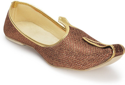 

Paduki Ethnic Footwear Mojaris For Men(Burgundy