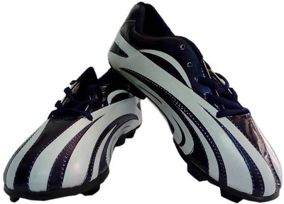 Aryans Stripes Football Shoes For Men(Black