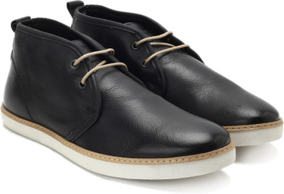 Levi's Men Mid Ankle Boots For Men(Black)