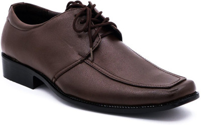 

Belle Gambe Elegant Lace Up Shoes For Men(Brown