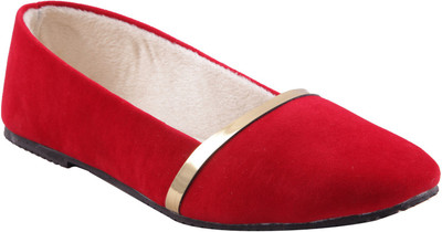 Adorn Trendy Bellies For Women(Red